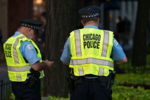 chicago police on the scene